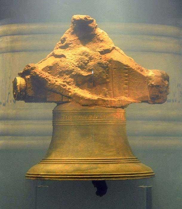 The bell of the Whydah recovered from the wreck, inscribed, 