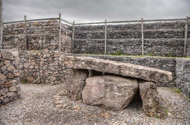 The central burial chamber inside the Listoghil. (Image: Ioannis Syrigos)