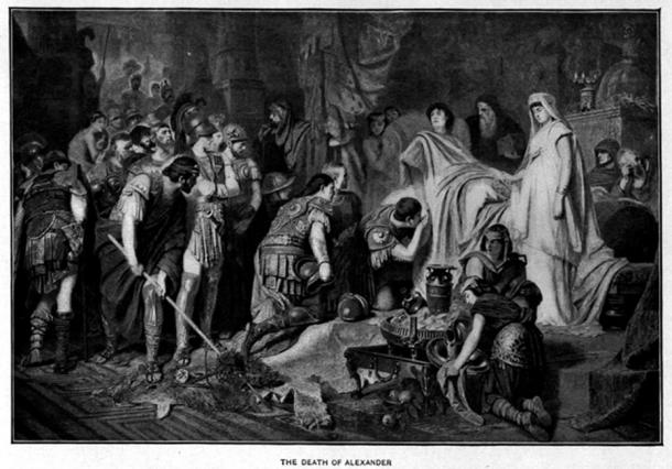 La muerte de Alejandro Magno. (Tarawneh / Dominio púbico)