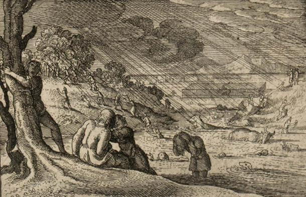 The deluge of the sunken kingdom, Cantre'r Gwaelod. (Jason.nlw / Public Domain)