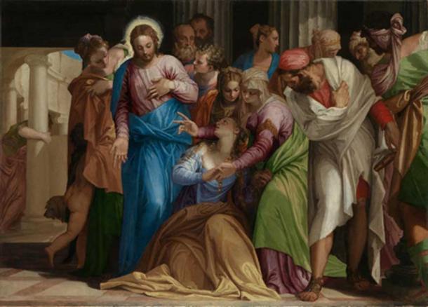 The exorcism of Mary Magdalene. (Aavindraa / Public Domain)