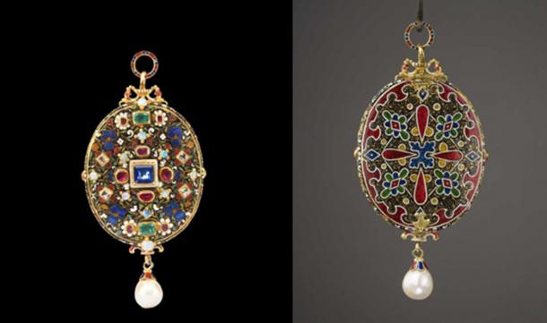 The front and back casing of the Grenville Jewel.