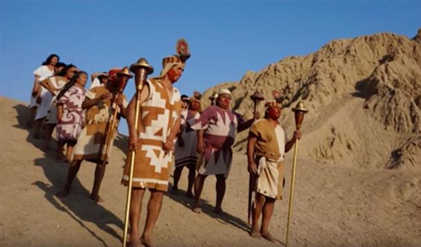 The local peoples are working in unison with the archaeologists. (Luis Chero)