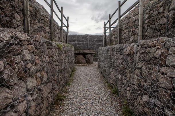 The passageway in the largest passage tomb at Carrowmore, known as the Listoghil. (Image: Ioannis Syrigos)