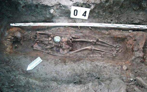 The remains of a 5ft 10 (1.80 m) female warrior have been unearthed in Mongolia. (Artur Kharinsky/The Siberian Times)