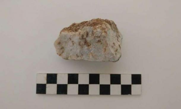 The rock that was found inserted into the child's mouth. (Photo courtesy of David Pickel/Stanford University)