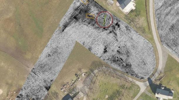 The ship burial site