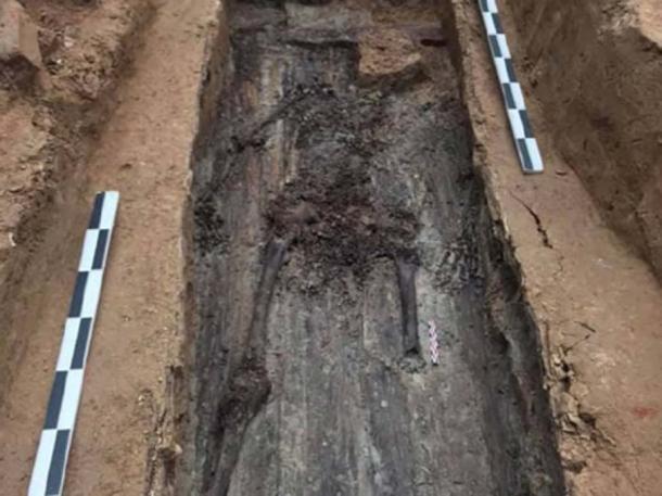 The skeletal remains are believed to be General Charles Etienne Gudin. (Pierre Malinowski)