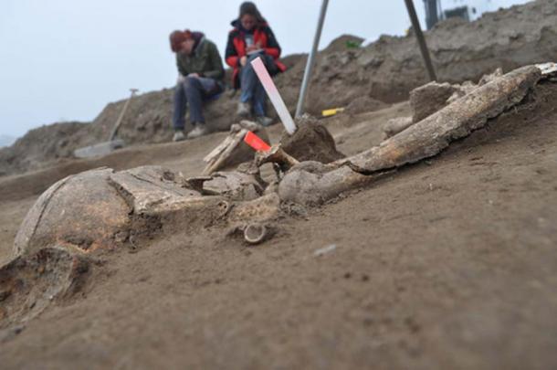 The skeletons are telling about the health of the soldiers. (Image: Novetus)