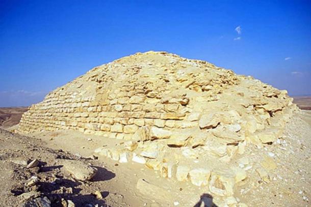 The small pyramid that dates to around 2,500 BC, the same era as the Great Pyramid of Giza. Courtesy of BYU Excavations.