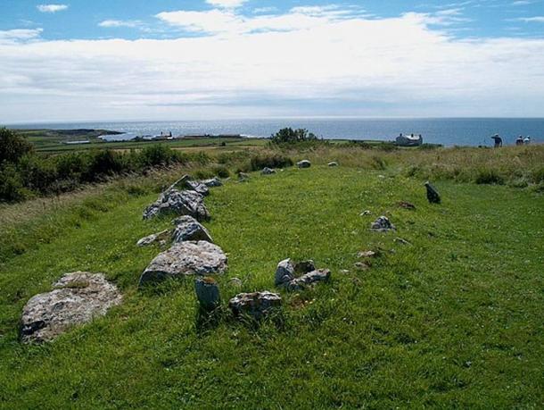 The stone outline of the Viking boat burial. (Krage52/CC BY-SA 4.0)