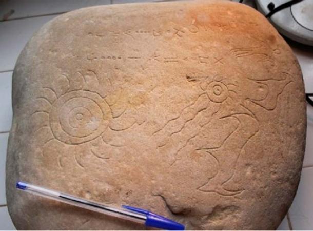 The stones are adorned with images appearing to be sun or stars as well as meteors, man and animals. Abderrahmane Ibhi/ MeteorNews