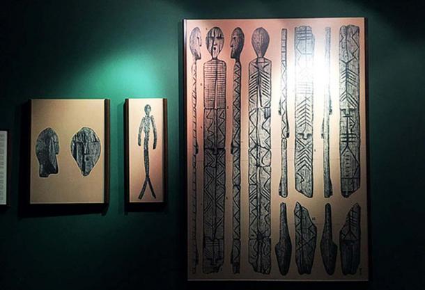 The stunning idol is three times as old as the Egyptian pyramids. Drawings: Nina Belanova, Sasha Skulova. Picture: Olga Gertcyk, The Siberian Times