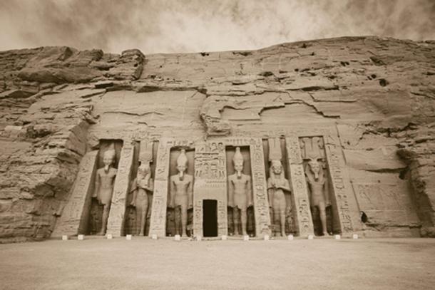 The temple of Hathor and Nefertari, also known as the Small Temple, at Abu Simbel. (CC BY-SA 2.0)