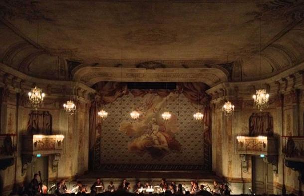 The theater at Drottningholm Palace.