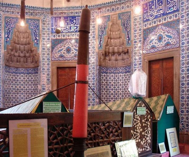 The türbe (mausoleum) of Hürrem Sultan in Suleiman Mosque at Fatih, Istanbul, Turkey.