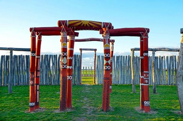 The woodhenge of Pömmelte has four entrances that correspond with the days laying halfway between the equinoxes and the solstices. (CC0)