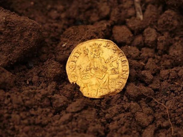The Henry III gold coin was found in a Devon field. Source: Spink & Son