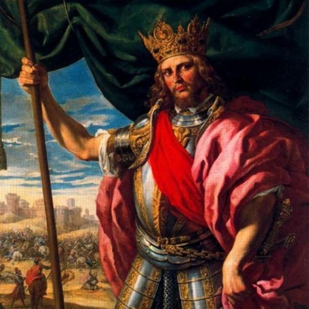 Theodoric The Great, King of the Ostrogoths (AD  - 526 AD). (Public Domain)