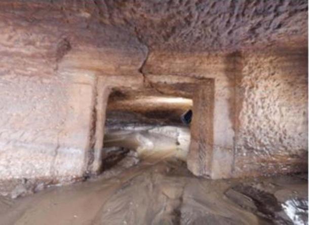 There is very limited access between the chambers. (Egyptian Ministry of Antiquities)