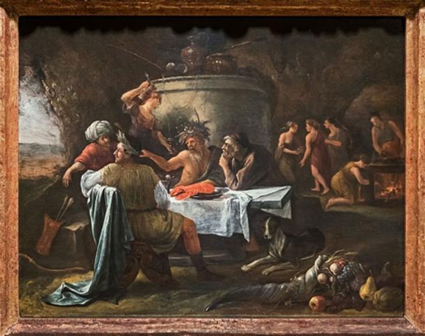 Giant Slayed By Heracles In Greek Mythology