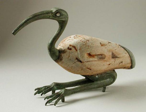 Thoth is often depicted as an Ibis. Egypt, Late Period, 712-332 B.C. 