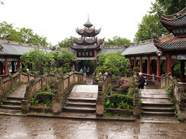 Tianzi Palace, Fengdu, China.