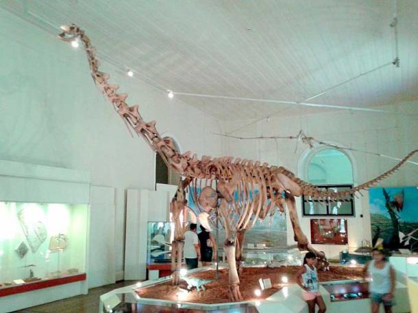 Réplica de Titanosaurio en el Museo Nacional de Brasil. (CC BY-SA 4.0)