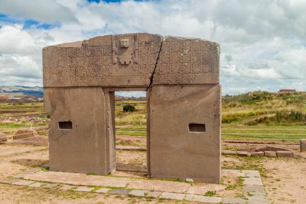 Sun Gate at Tiwanaku, Bolivia. (Matyas Rehak /Adobe Stock)