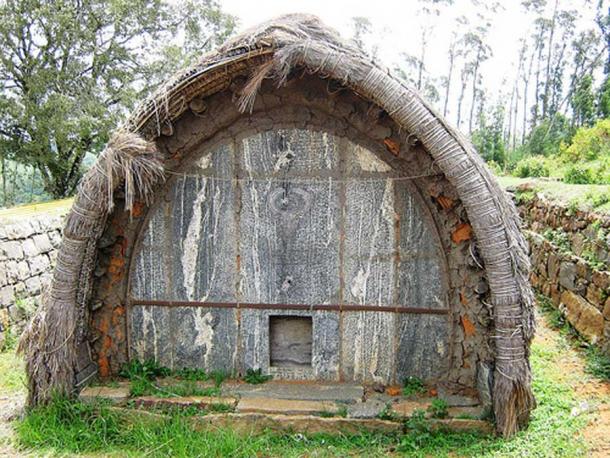 Toda hut. Ooty, Tamil Nadu, India.