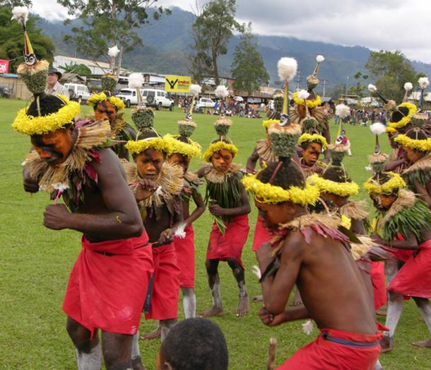 Tolai dancers - the Tolai have a secret society called the Duk Duk. (Kahunapule Michael Johnson / CC BY-SA 2.0)