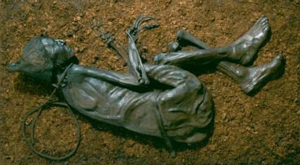 The Tollund Man as he appears today.