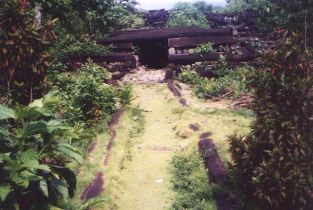 Tomb at Nan Madol. 