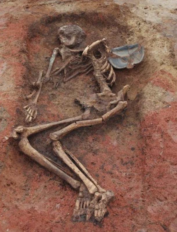 Tomb of a woman from the third century A.D.