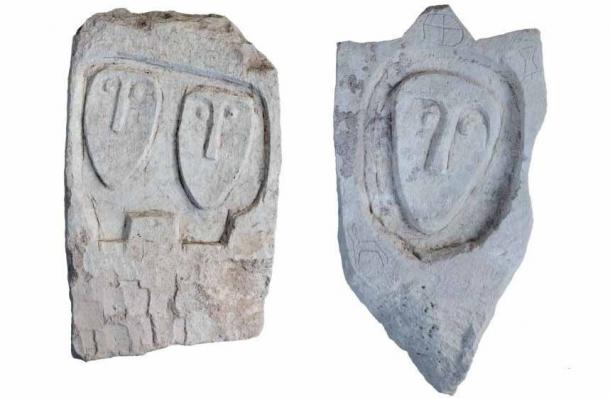 Two more of the “unique” tombstones found at the Crimean Scythian necropolis. (Russian Institute of Archaeology RAS)