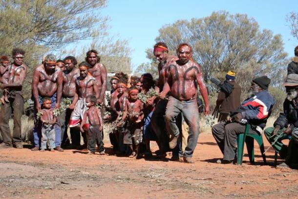 Traditional custodians celebrate the Birriliburu determination in 2008. Jo McDonald, Author provided.