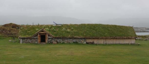 The reconstructed Tranås Iron Age farm located only a few hundred meters from Sandvika. (Photo: ThorNews)