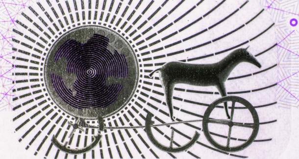 The Trundholm Sun Chariot on the 2013 Danish 1,000-krone banknote. (Prachaya / Adobe Stock)
