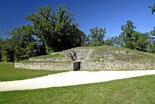 Tumulus A, one of 5 barrows at Bougon, western France