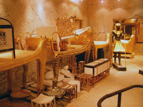 La tumba de Tutankamón, que se cree que está protegida por una poderosa maldición