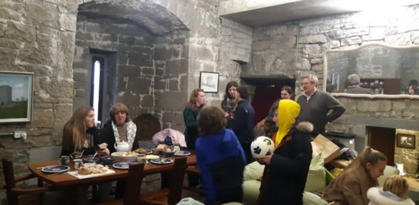 11 Ukrainian refugees plus the Haughians are currently resident in Ballindooley Castle. (Ballindooley Castle)