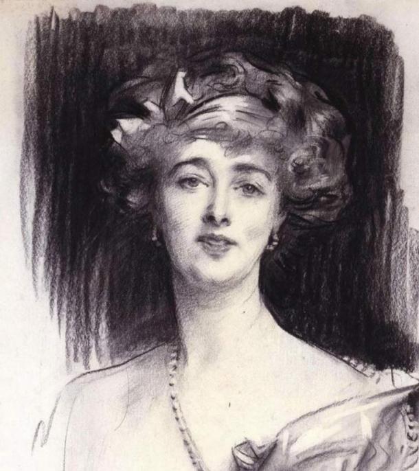 Undated sketch of Daisy by John Singer Sargent