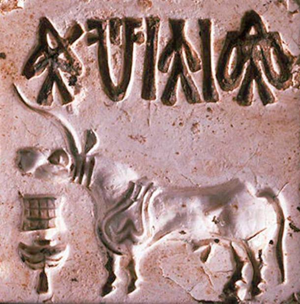 Unicorn seal, Mohenjo-daro (National Museum, Karachi)