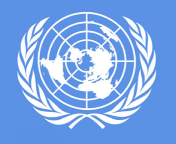 The United Nations Flag is an equidistant projection as seen from the North Pole.