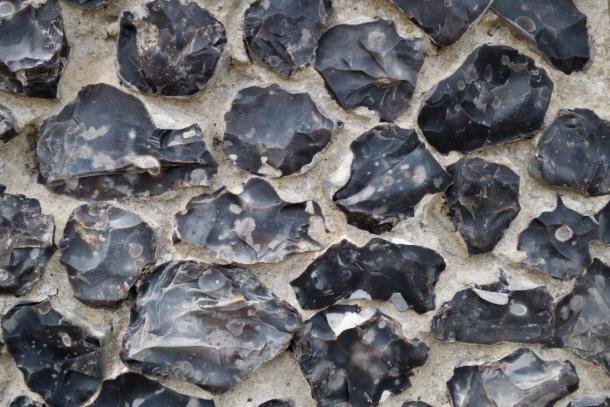 Unworked obsidian from Belgium