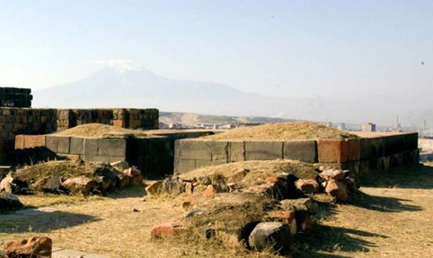 A Urartian Temple in the Erebuni Fortress, Turkey.