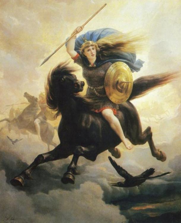 Valkyrien by Peter Nicolai Arbo