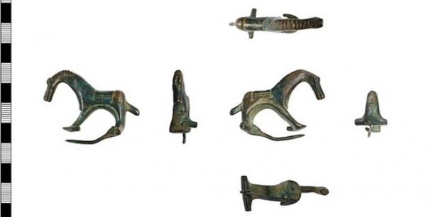 Various views of the Roman brooch. (The Collection Museum in Lincolnshire)