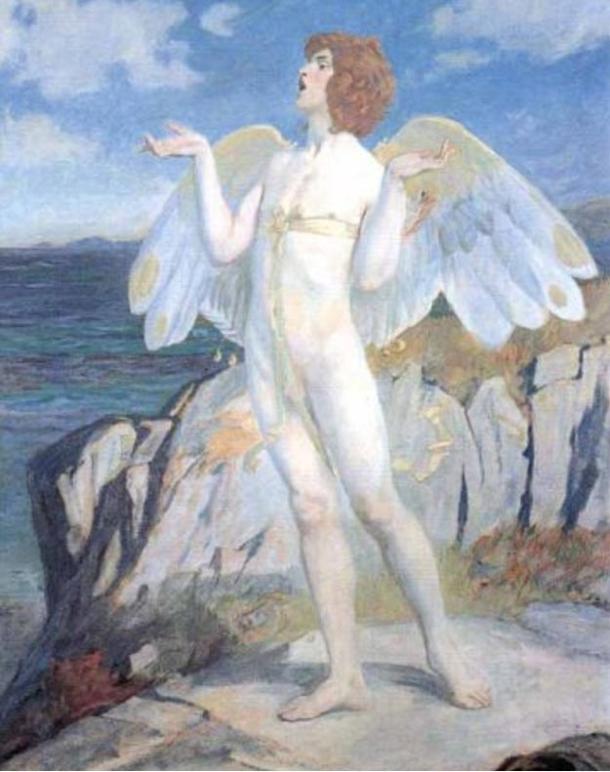 A Victorian era painting of Oengus / Aengus