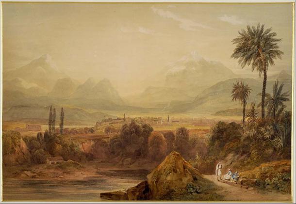 View of Thebes (1819) by Hugh William Williams.